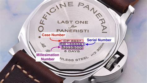 emmy watch panerai serial number